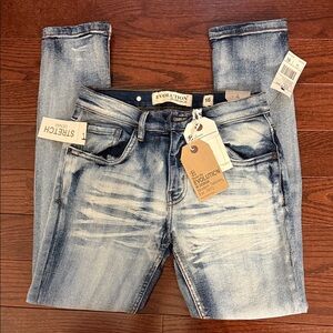 Revolution Boy’s Light Blue Straight Jeans